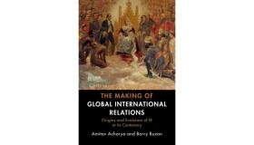 The front page of the book the making of global international relations against a white background.