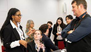 Politics and IR students at the BISA Climate Simulation